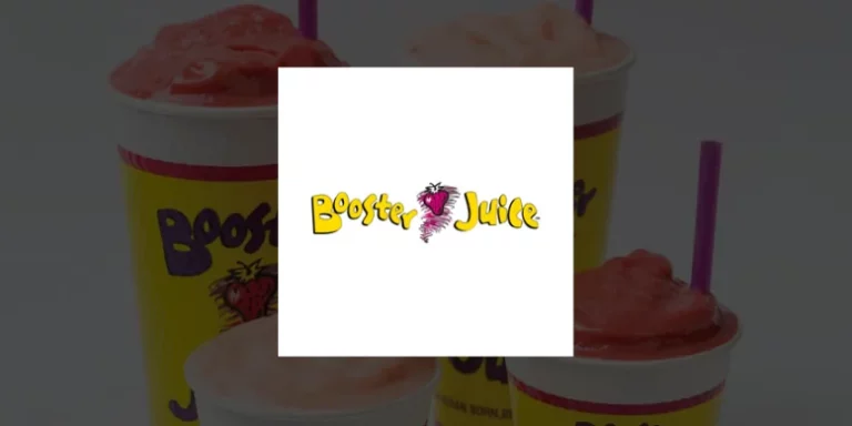 Booster Juice Nutrition Facts
